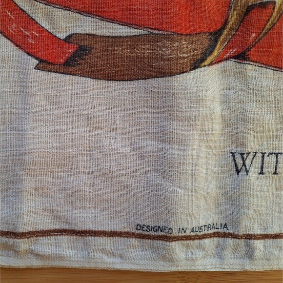 Pure Linen Pillow Cover 17x15 From Australia With Love Panda by Fast Colours - Picture 6 of 11